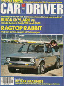 CAR & DRIVER 1980 JAN - HARDY & BECK, KELMARK, SR5